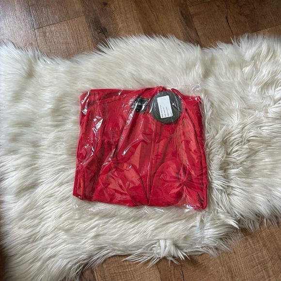 NOOKIE Madonna Midi Dress In Red - Picture 2 of 3